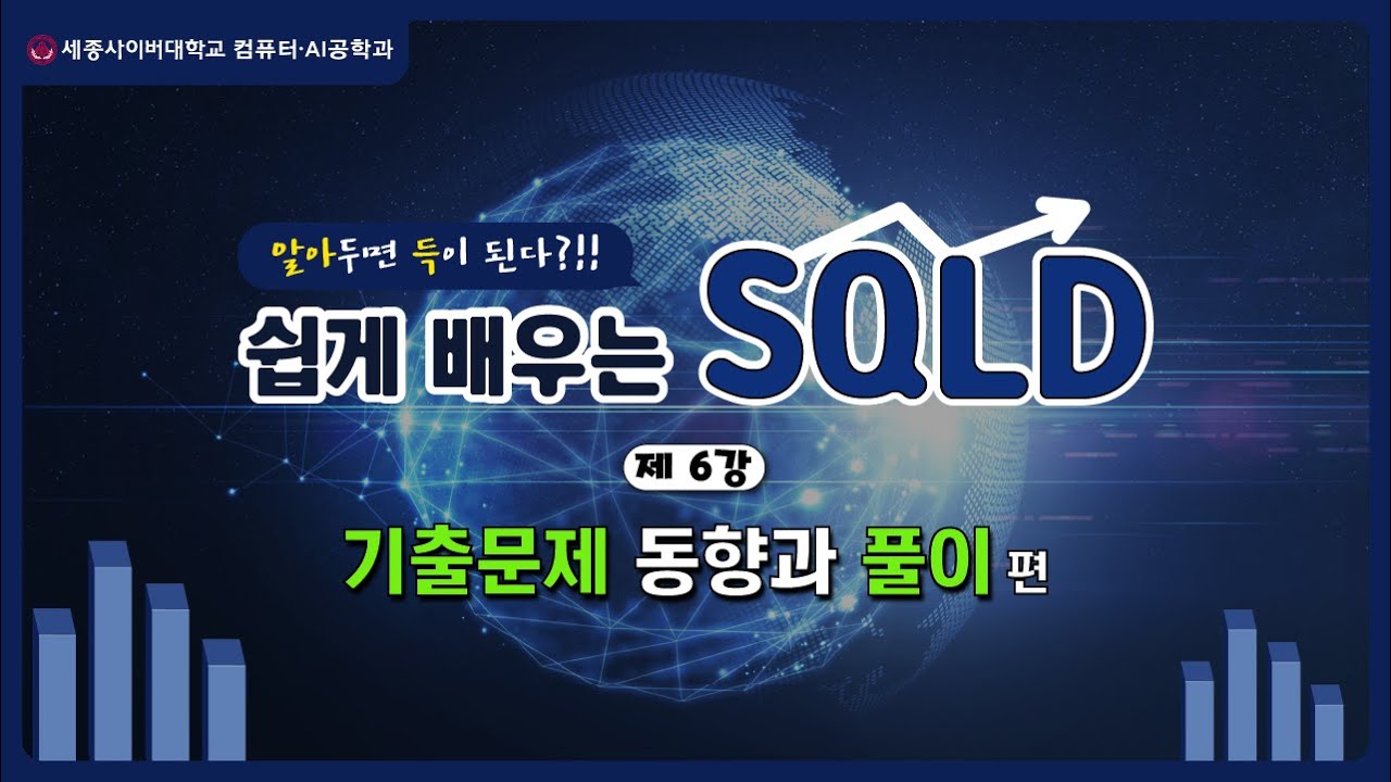 SQLD 자격증 특강 - 06. SQLD 자격증 기출문제 동향과 풀이